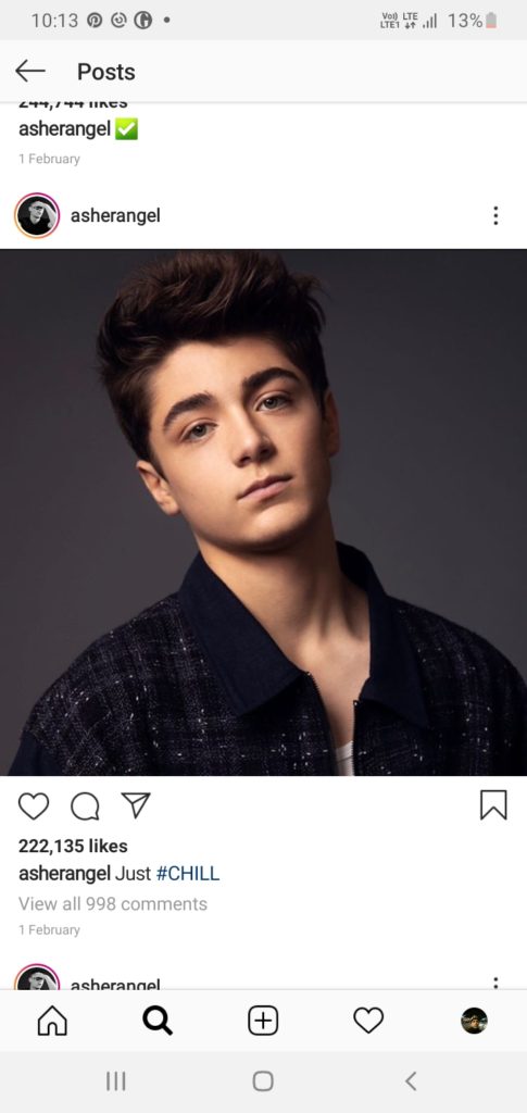 Most Handsome Image Of Asher Angel