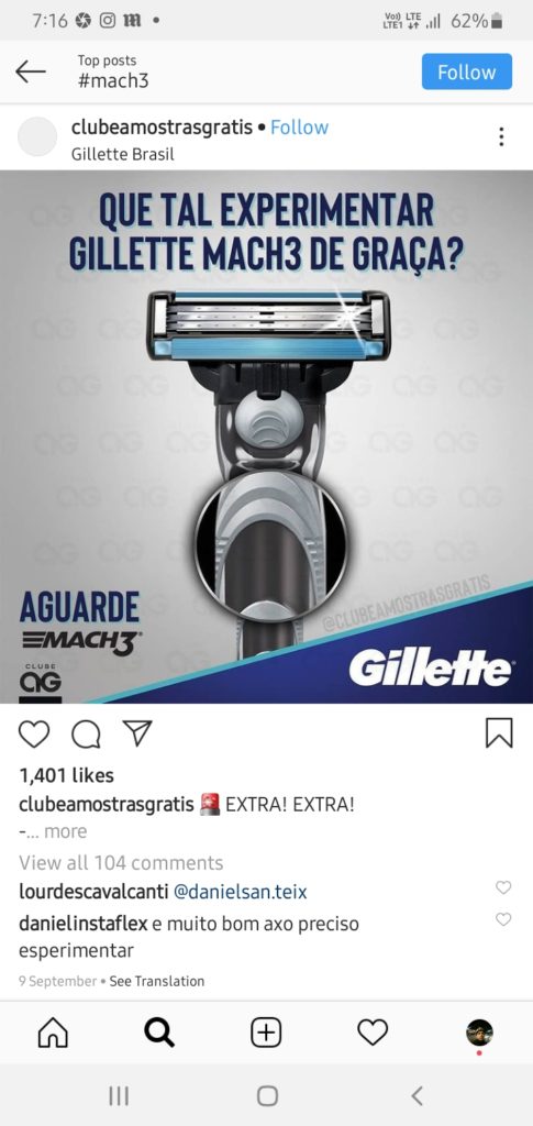 Gillette Mach3 Trimmer