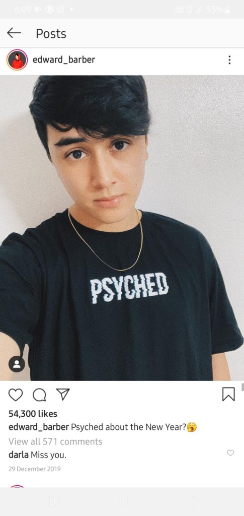 Handsome boy pic for instagram